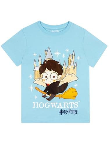Image of Harry Potter T Shirt | Boys’ T-Shirts | Hogwarts Boys T Shirt | Blue 7-8 Years