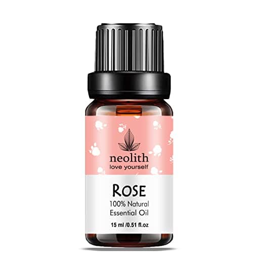 Image of Neolith Pure & Natural Egyptian Rose Essential Oil || Therapeutic Grade, Steam Distilled Oil for Skin Care, Hair Care, and Aromatherapy, 15ML