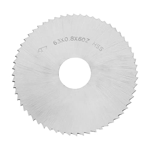 Image of Utoolmart 60T Circular Saw Blade 63mm OD 16mm ID Circular Machinist Milling Cutter Slitting Saw for Cutting-Off Slitting Saw Copper Metal Plastic Wood 1PCS