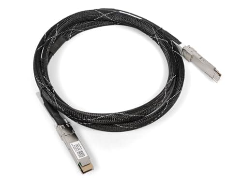 Image of Dell 2m QSFP28-DD to QSFP28-DD Copper Direct Attach Cable 200GbE - 0229KM