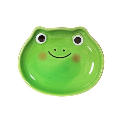 Image of Sass & Belle Frog Trinket Dish - Decorative Ceramic Jewellery Tray, Trinket Tray or Jewellery Stand for Small Accessories, Unique Design from Sass and Belle