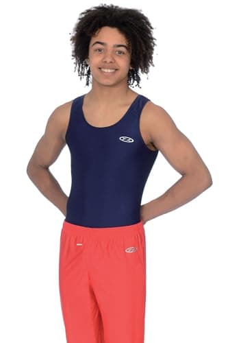 Image of The Zone Z119 Boy's Nylon/Lycra Leotard Navy Blue Size 30"