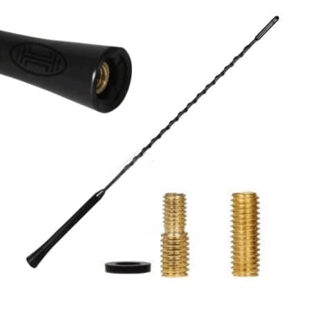 Image of HEYNER Car Radio Aerial Antenna AM/FM Bee Sting Roof Mast M 40cm Black Fits Ford Transit Custom