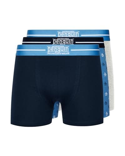 Image of Original Penguin Mens 3 Pack Boxer Shorts Underwear Underpants Trunks Multipack Boxers(L/3pack-MUXPE1412)