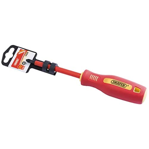 Image of Draper 46534 PZ Type Number 2 Fully Insulated Screwdriver with Soft Grip, 100mm