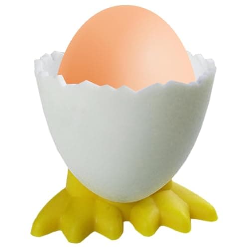 Image of Chicken Feet Egg Cup - Funny Cups Set, Funny Duck Egg Cup Cartoon EggHolders, Novelty Cups Boiled Cutter Holder Chicken Feet for Creative Cutlery for Home Kitchen Decoration