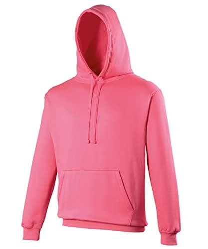 Image of AWDis Men's Electric Hoodie, Pink (Electric Pink), Medium