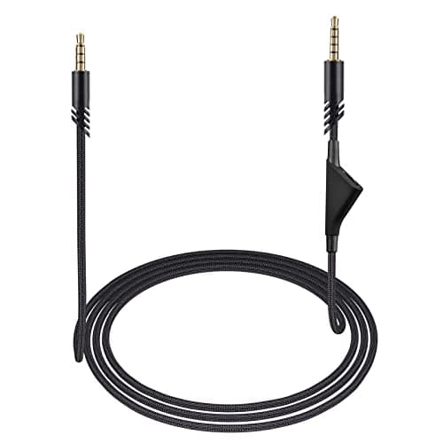 Image of weishan A40 Cord Replacement for Astro A10 A40 TR Gaming Headsets, 3.5mm(1/8") Braided Detachable Audio Cable with Inline Volume Control, 6ft Long