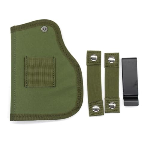 Image of PBTMCD Tactical Stealth Universal Holster For Pistols With Flashlight Universal Holster Right Or Left Hand For Midsize Full Size Handguns(Green)