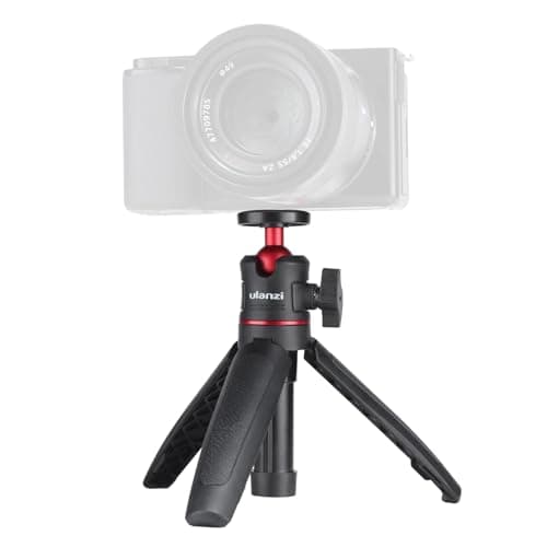 Image of ULANZI MT-08 Compact Travel Tripod - Portable Mini With 1/4 Inch Screw - Compatible With Sony ZV1/RX100 VII/RX1R II, Canon G7X Mark, Fujifilm X100V, Leica Q2