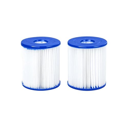 Image of Bestway 58093-17 Size I Filter Cartridge for Pools, Blue/white, 3.1 x 3.5 Inch, Twin Pack
