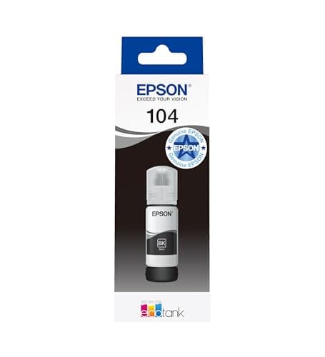 Image of Epson 104 Black Ink 65ml Refill Bottle