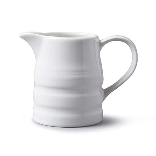 Image of WM Bartleet & Sons 1750 T35 Porcelain Traditional Churn Jug 284ml, White