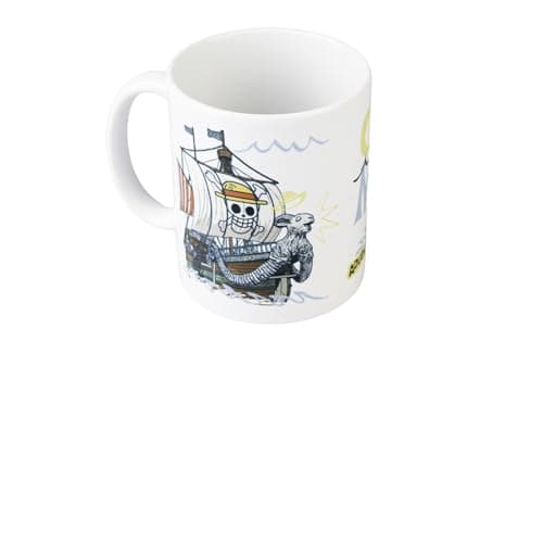 Image of Grupo Erik Ceramic Mug - One Piece Manga Gifts | 12.3 oz - 350 ml Coffee Mug Tea, Cool Mugs and Cups | Going Merry One Piece Gifts Under 15 Pounds