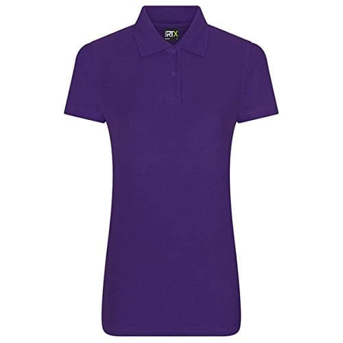 Image of PRO RTX Womens/Ladies Polo Shirt (L) (Purple)