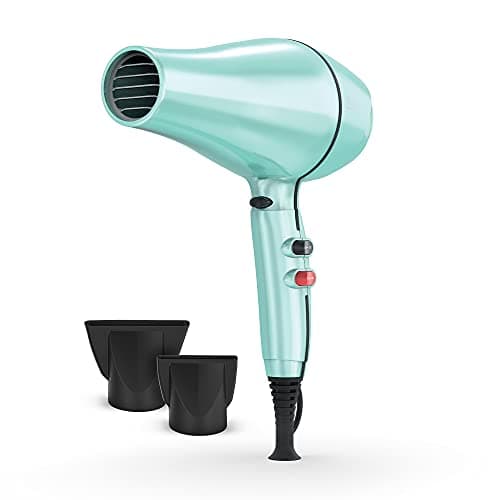 Image of Wahl Pro Keratin Dryer - Spearmint, Keratin Infused Tourmaline Coated Grille, Ionic Function Reduces Static, Cool Shot Button, 3 Heat and 2 Speed Settings