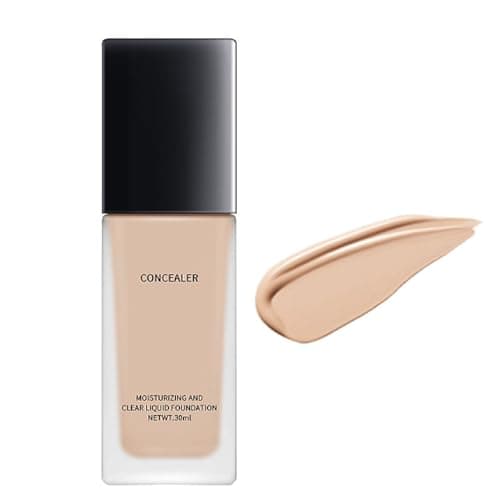 Image of Liquid Foundation for Women Over 60 - Waterproof Full Coverage Foundation for Mature Skin, Age-Defying Liquid Foundation, Soft Matte Finish with Oil Control, Lightweight Long-Lasting for All Skin