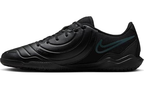 Image of Nike Men's Legend 10 Club Ic Football Shoe, Black/Black-Deep Jungle, 9.5