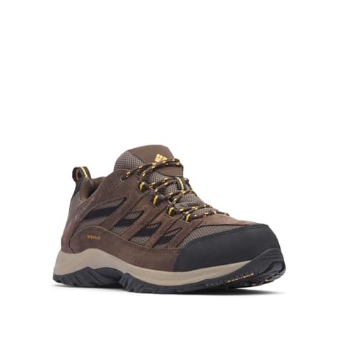 Image of Columbia Men's Crestwood WP, Low Rise Trekking and Hiking Shoes, Mud/Squash, 10 Regular