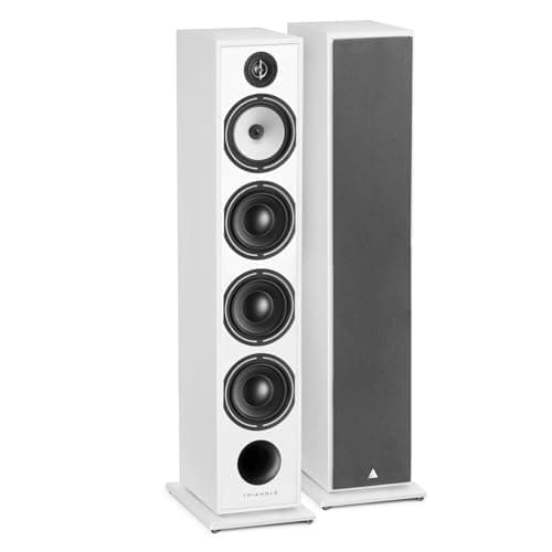 Image of Triangle - BOREA BR09 Hi-Fi Floorstanding Speakers - Power handling 170W - Efficiency 92 dB/W/m - 16cm drivers - Versatile Music and Home Cinema - 206 x 1095 x 314 mm - White (Pair)