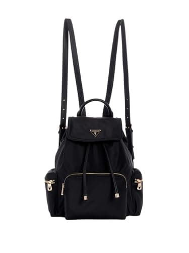 Image of GUESS Borsa zaino Eco Gemma in Nylon nero donna BS22GU89 EYG839532, Black, One size