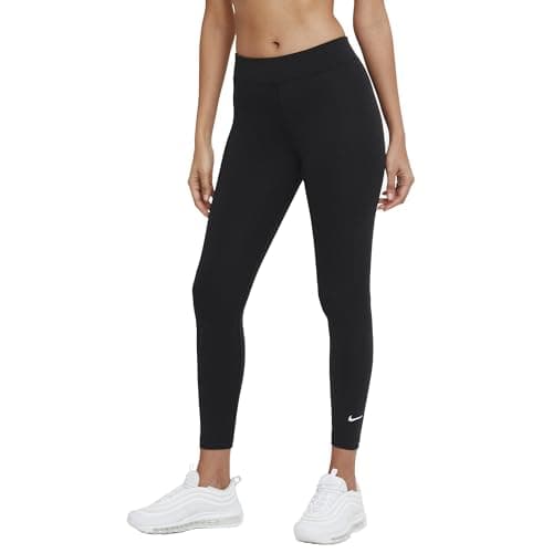 Image of NIKE Women's Nike Sportswear Essential Leggings, Black/(White), XS UK