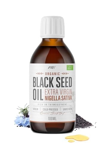 Image of Organic Black Seed Oil 100ml – Cold & Freshly Pressed – Up to 5X% Strength Thymoquinone – 100% Pure Extra Virgin Cumin Black Seed Oil - By Alpha01