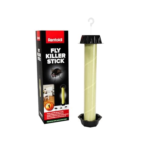 Image of Rentokil FSS01 Fly Killer Stick, Black, 24.2x7x7 cm