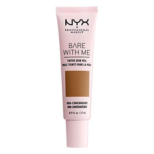 Image of NYX Professional Makeup Bare With Me Tinted Skin Veil, BB Cream, Hydrating Aloe and Cucumber Extract, Skincare Inspired, Light Coverage, Cinnamon Mahogany