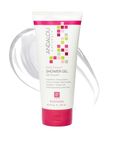 Image of Andalou Naturals 1000 Roses Soothing Shower Gel, 8.5 Ounce