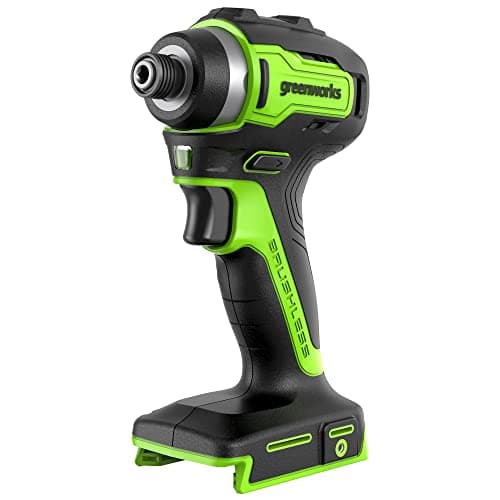 Image of Greenworks 24V Brushless 1950 in./lbs Impact Driver, 1/4-inch Hex Variable Speed, Tool Only