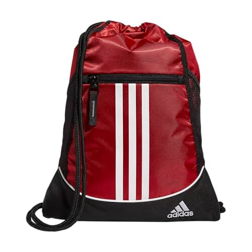Image of adidas Unisex's Alliance Ii Sackpack Bag, Team Power Red, One Size