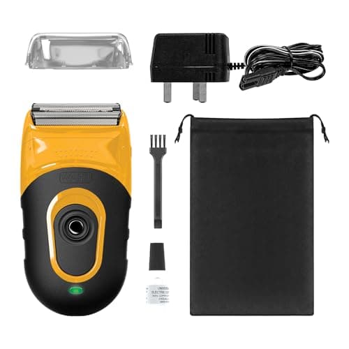 Image of Wahl Extreme Grip Shaver, Flexible Foils, Non-Slip Grip, Easy Clean, Total Control & Comfortable Shaving, Designed for Travel & Quick Groom Use, 60 Minutes of Power, Lithium LED Charge Display
