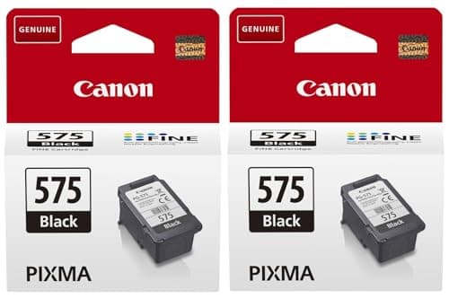 Image of Canon PG-575 Black Ink Cartridges - Pack of 2