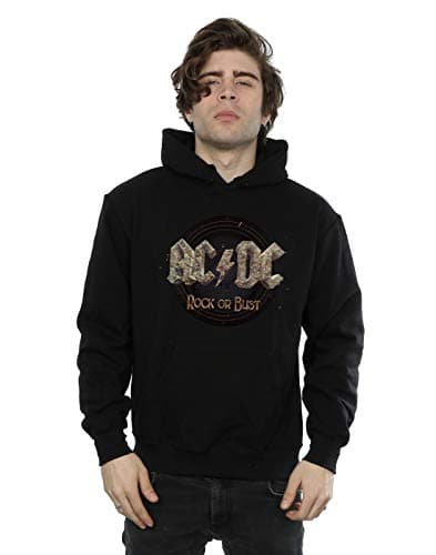 Image of AC/DC Men's Rock Or Bust Hoodie X-Large Black