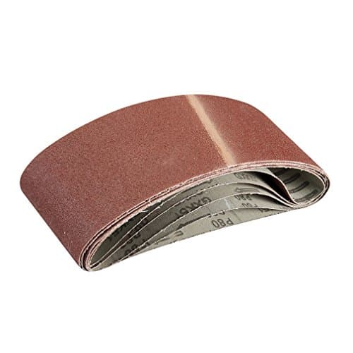 Image of Silverline 363320 Sanding Belts 100 x 610 mm 5pk 80 Grit