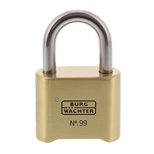 Image of BURG-WÄCHTER Combination Lock, Shackle Strength 8 mm, 4 digits, No. 99 Ni 50 SB
