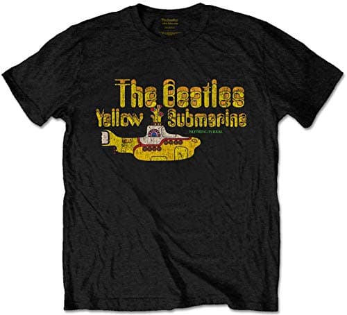 Image of The Beatles 'Yellow Submarine Nothing is Real' T-Shirt (Extra Large)