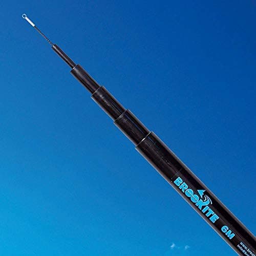 Image of Brookite 3636 Telescopic Windsock Pole - 6 Metre Fibreglass Flag Pole for Garden and Outdoor Use