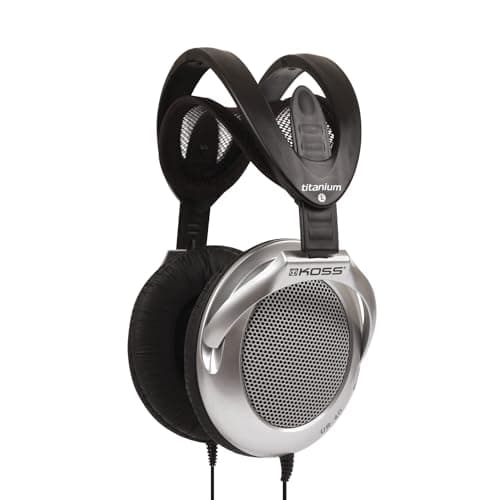 Image of Koss UR40 Lightweight Over-Ear Stereo Headphones for iPod, iPhone, MP3 and Smartphone - Silver