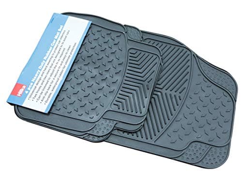 Image of Hilka Tools 4 pce Heavy Duty Rubber Car Mat Set