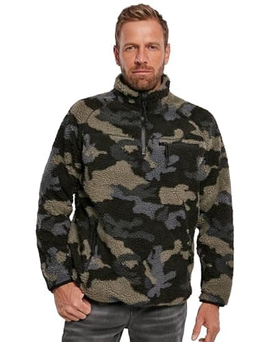 Image of Brandit Teddyfleece Troyer, color: darkcamo, size: L