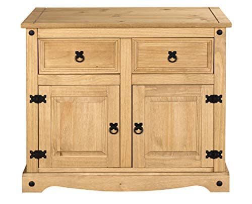 Image of Corona Mexican Pine Large Sideboard | 2 Drawers & 2 Doors | Rustic Design