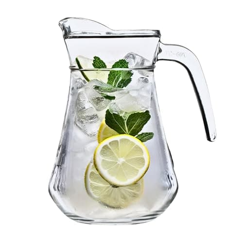 Image of Ravenhead Glass Jug Pitcher 1.3L Heat Resistant Water Juice Cocktail Hot Cold Clear