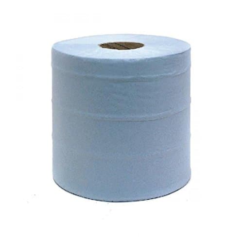 Image of Connect Hygiene Essentials C2B150 150m Centrefeed Roll 2PLY - Blue (6 Rolls)