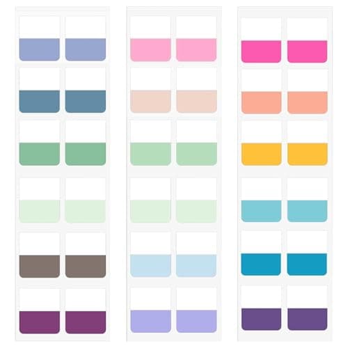 Image of Hanyousheng 360 Pcs Sticky Tabs, Multi-Colored Page Markers Tabs, Index Tabs, Annotation Tabs, Book Tabs, Sticky Index Tabs, Sticky Note Tabs, Tabs for Annotating Books, Documents, File Folders