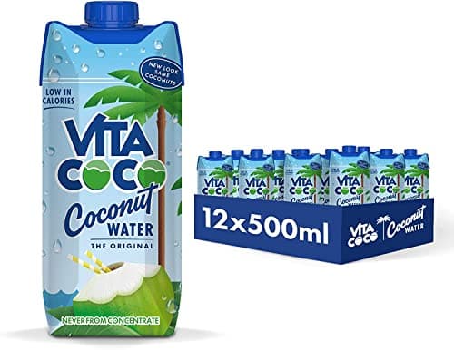 Image of Vita Coco Original Coconut Water Multipack 500 ml x 12, Gluten Free, Full Of Vitamin C, Good Source Of Potassium, Low-Calorie, Thirst Quenching Refreshment