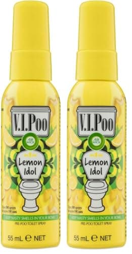 Image of Air Wick| V.I.Poo| Lemon Idol |Pre-Poo Toilet Spray| 55 ml (Pack of 2)