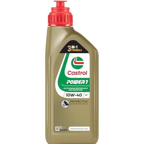 Image of Castrol POWER1 4T 10W-40 Motorcycle Oil 1L