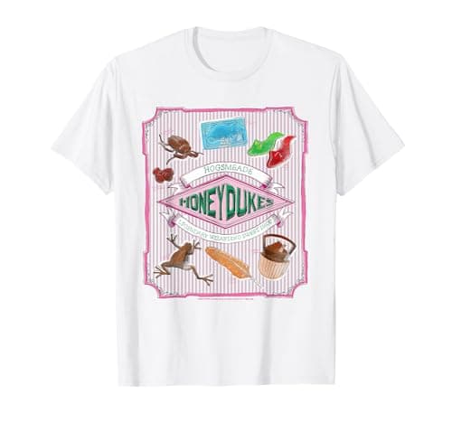 Image of Harry Potter Honeydukes Hogsmeade Label T-Shirt